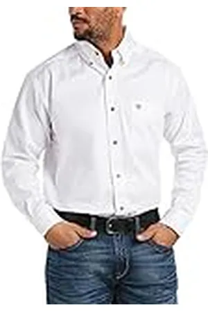 Ariat Heren Solid Twill Shirt-dotd, , L