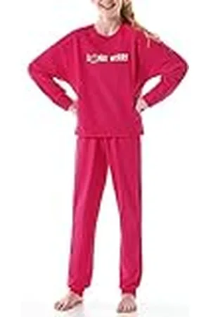 Schiesser Mädchen Schlafanzug Set Pyjama lang - 100% Organic Bio Baumwolle - Größe 140 bis 176
