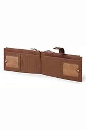 Otto Angelino Echt Leder 2 Compartiment Bifold Wallet With Phone Compatible Slots - RFID Blocking