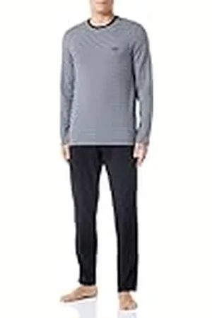 Emporio Armani Yarn Dyed Stripes pyjamaset voor heren, set van 2 stuks, , L