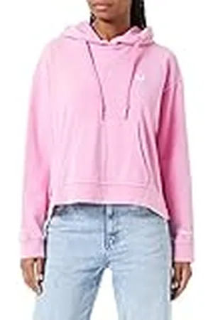 True Religion Dames Hoody Crop Pullover WILD Rose, Standaard