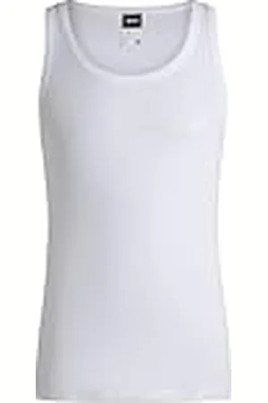 HUGO BOSS Herentanktop, origineel onderhemd van katoen met fijne RIPP-structuur, , L