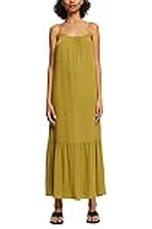 ESPRIT Edc by Dames 062CC1E304 Jurk, 360/Olive, M