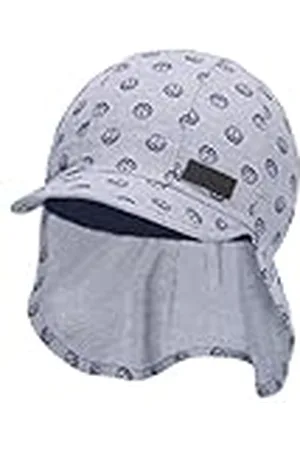 Sterntaler Uniseks kinderpet met klep, nekbescherming, anker, kindermuts, , 49 cm