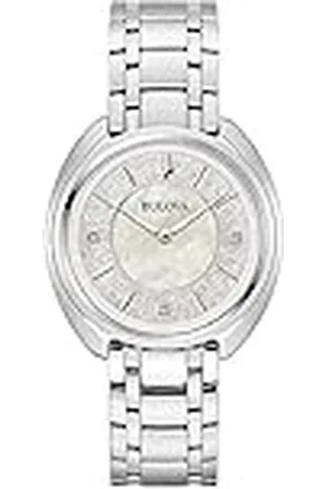 BULOVA Analoog kwartshorloge voor dames, met roestvrijstalen armband 96P240, , armband