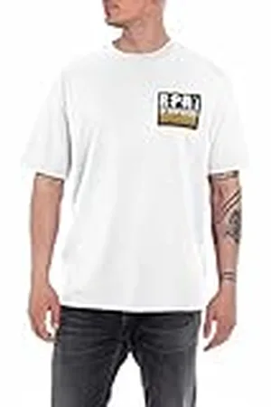 Replay Heren M6497 T-shirt, 001 wit, XS, , XS