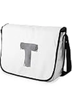 Bonamaison Digitaal bedrukte Messenger schooltas met zwarte riem voor studenten, crossbody tas, koerierstas, schoudertas voor kinderen, meisjes, jongens, maat: 29x36 cm