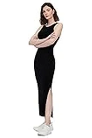 Armani Exchange Dames Stretch Stof Comfortabel Interlock Lange Casual Night Out Jurk