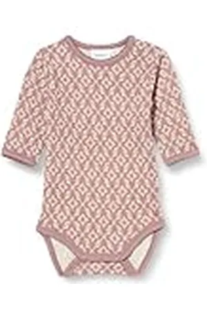 NAME IT Babymeisjes Nbfwupsus Wool/Cot Ls XXIII Body, , 68 cm