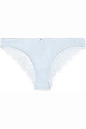 Pretty Polly Lola-Braziliaanse slip voor dames, Blauw (licht denim), L