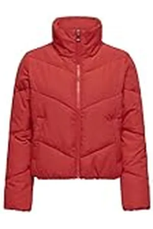 ONLY Korte gewatteerde damesjas ONLMaggi Life Buffer met hoge kraag, , XS