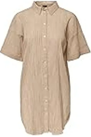 Pieces® Dames Pcterra Ss Long Shirt Bc Blouse, , M