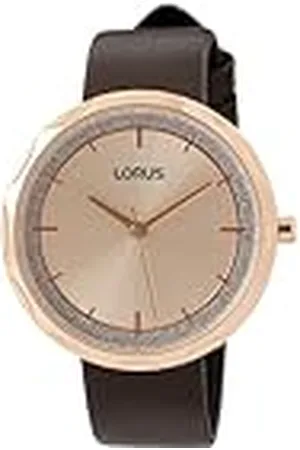 Lorus Analoog kwartshorloge voor dames met leren armband RG246WX9, , Riemen.