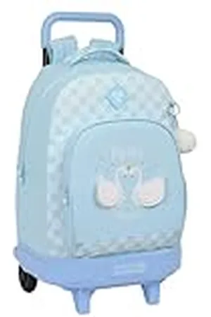 Glowlab CISNES Grote rugzak met wielen, compact, afneembaar, ideaal voor kinderen van verschillende leeftijden, comfortabel en veelzijdig, kwaliteit en duurzaamheid, 33 x 22 x 45 cm,
