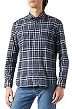 Camel Active Herenoverhemd, Kwarts Blauw, L
