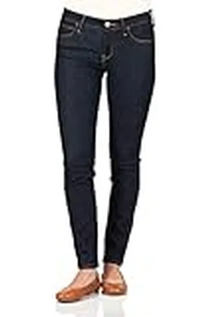 Lee Scarlet Skinny Jeans, voor dames, blauw (cirkel 36), 25W / 31L