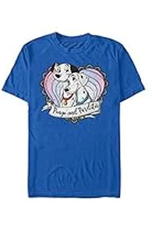 Disney Classics 101 Dalmatians - Pong And Perdita Unisex Crew neck T-Shirt 2XL