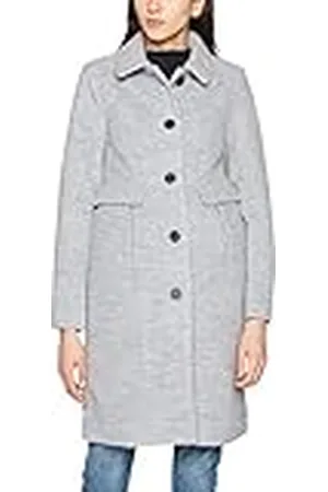 Numph Dames Wolfberry Coat jas, grijs (Grey Melange), 42, , 42
