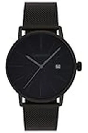 Gigandet Heren analoog Japans kwartsuurwerk horloge met roestvrij stalen armband 5VNAG42NE/007