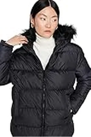 Trendyol Dames oversized puffer capuchon geweven jas bovenkleding, , M