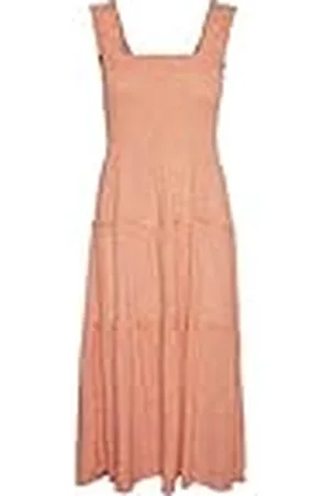 VERO MODA VMMENNY SL Smock Calf Dress WVN GA NOOS, , S