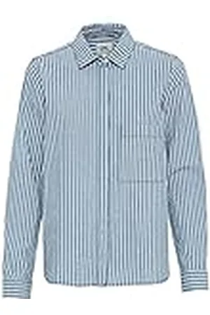 Camel Active Womenswear Damesblouse 3097225S72, Off White Blue, XL