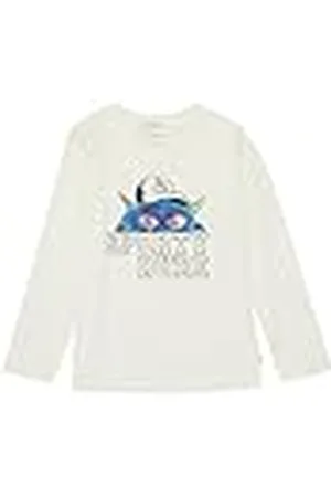 TOM TAILOR Jongens shirt met lange mouwen met monster-print, , 104/110 cm