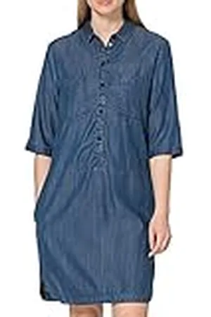 Camel Active Womenswear Dames 3099315S61 Jurk, blauw , S