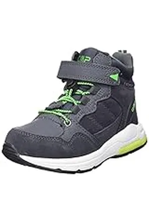 CMP Unisex Kids Hadil Leather Wp Urban Shoes Sportschoenen voor kinderen, Grijs Roze Titanio, 35 EU