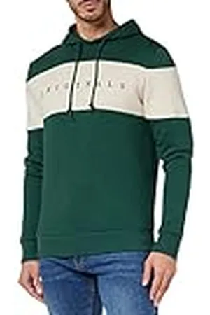 JACK & JONES JACK&JONES JORCOPENHAGEN Panel Sweat Hood Pullover met capuchon, trekkinggroen/fit: relaxed/TAPSHOE/ORG, M