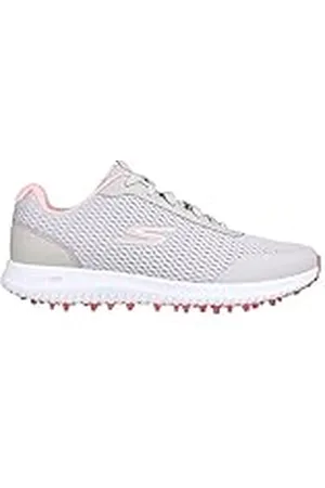 Skechers Womens Shoe-GO Golf MAX 2 Fairway 3 Sneaker, grijs mesh/roze trim, 8 UK, , 41 EU