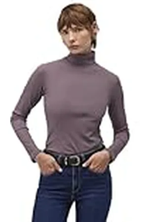 Mavi Dames HIGH Collar Jersey Shirt, maanscape, M, , M