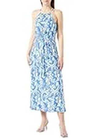 ONLY Dames Onlnova Life S/L Joy Long Dress Aop Ptm, , 36
