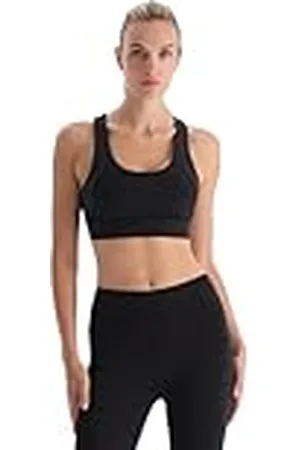 Dagi Dames Black Low Back Sports Bra, XS, , XS