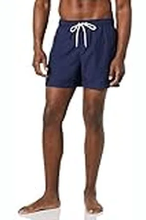 Amazon Heren 5" sneldrogende zwembroek, marineblauw, 34
