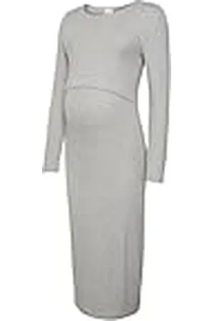 Mama;licious MAMA.LICIOUS MLBRYNNA June LS JRS MIDI Dress 2F NOOS, , XL