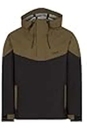 Fila TRENCIN Windbreaker Pull-on Jacket, Moonless Night-Burnt Olive, S