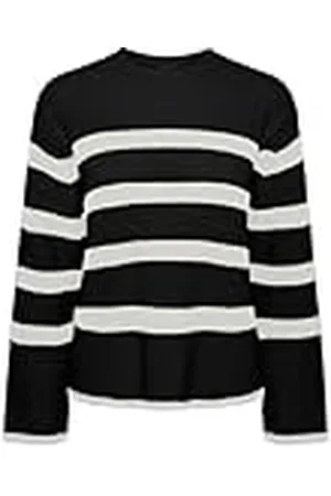 Pieces® Dames Pcsabina Ls O-Neck Knit Noos Pullover, , L