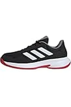 adidas Uniseks-Volwassen Court Spec 2 Tennis Shoes, Core Black/Cloud White/Scarlet, 38 EU