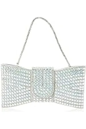 Felipa Dames handtas clutch, zilver meerkleurig, , Eén Maat