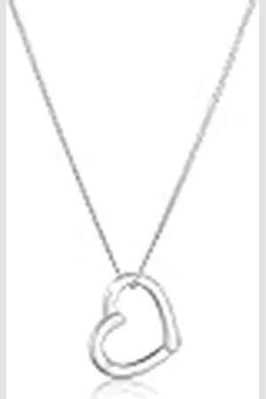 Elli Diamore Dames Halsketting Hart, .925 Sterling Zilver