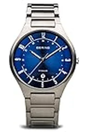 Bering Herenhorloge quartz uurwerk - Titanium collectie met titanium en saffierglas 11739-707