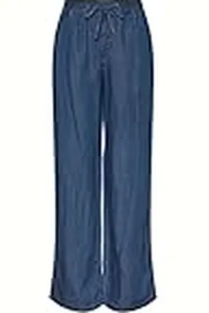 Pieces® PCBOSSI Damesbroek met wijde pijpen, , S