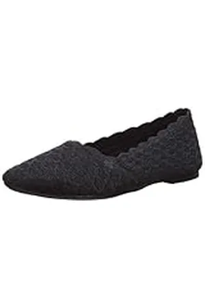 Skechers Cleo-schuim gegolfd, ballerina