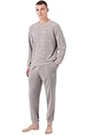 Emporio Armani Heren Heren Jacquard Bold Logo Chenille Sweater + Broek (2 stuks), , S