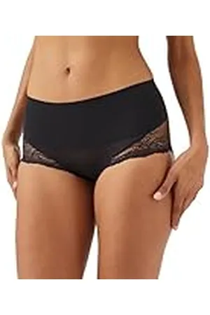 Spanx Hanky Panky Lace Hi-Hipster Shapewear voor dames, Zeer zwart, XS