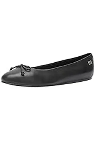 Tommy Hilfiger Dames essentiële lederen ballerina Fw0fw07768, , 6