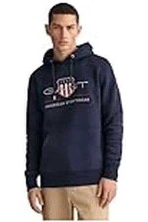 GANT REG Archive Shield Hoodie voor heren, , standaard, , L