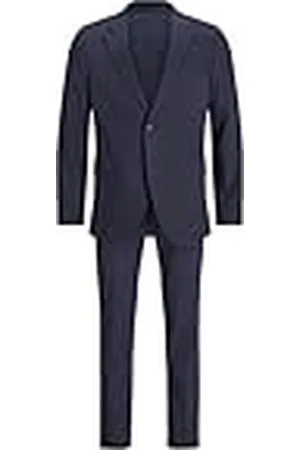 JACK & JONES JPRRIVIERA Linen Suit Slim Fit SN, , 48
