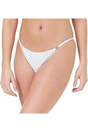 Calvin Klein Bikini zwemmen voor dames, Wit (Pvh Classic White), M